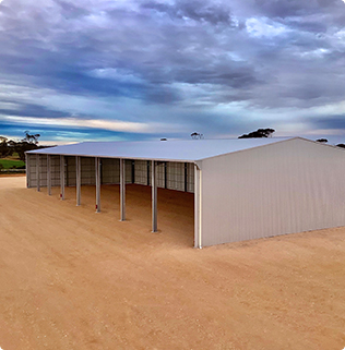 Open Bay Sheds
